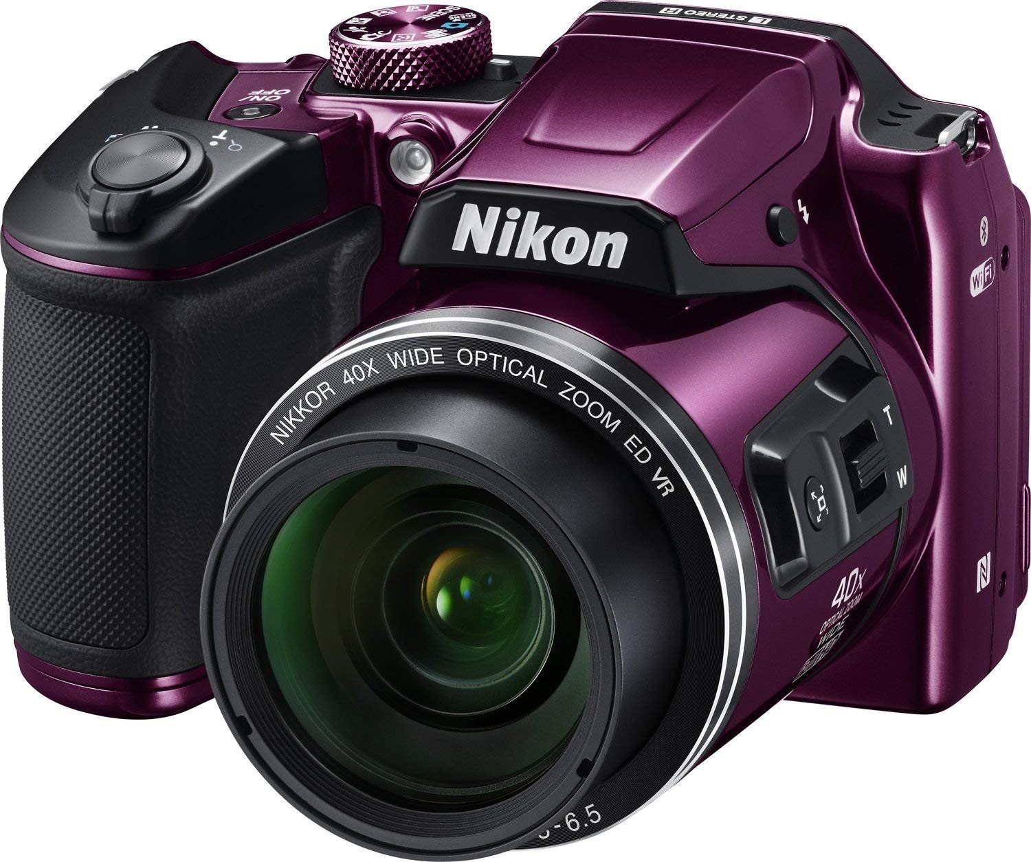 Nikon B500 Coolpix Compact System Camera - Plum: Amazon.co.uk