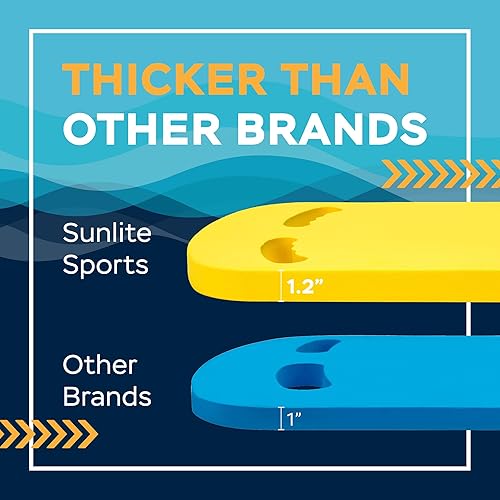 Miniatura 30 de Sunlite Sports Tabla de natación - Talla única - Una gran ayuda de entrenamiento para niños y adultos 9.2) Junior Red