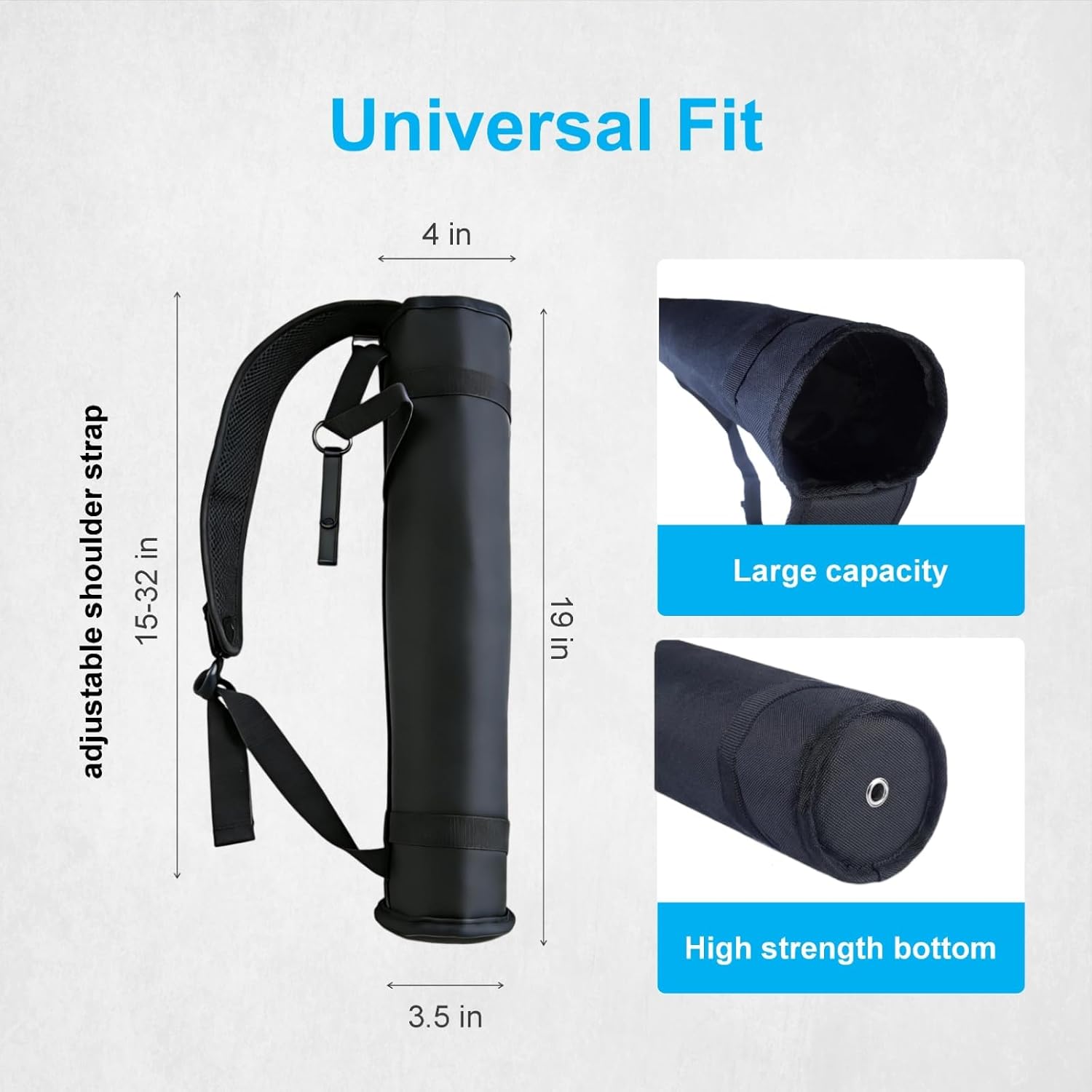 Arrow Quiver, Archery Arrow Holder & Back Hip Quivers for Arrows, Adjustable Archery Equipment for Recurve & Compound Bow Target Practice and Hunting Accessories, Elegant Black