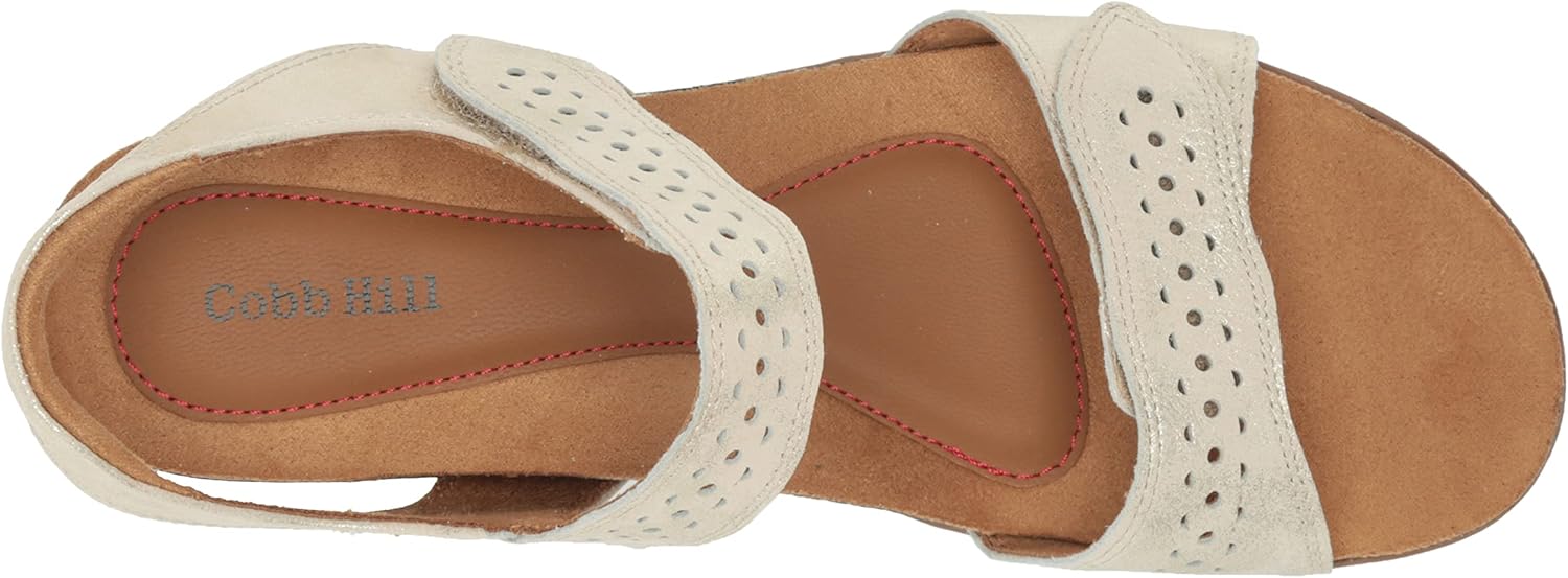 Cobb Hill womens May Wave StrapSandal