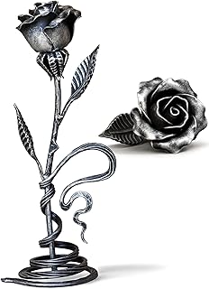 Hand Forged Metal Rose