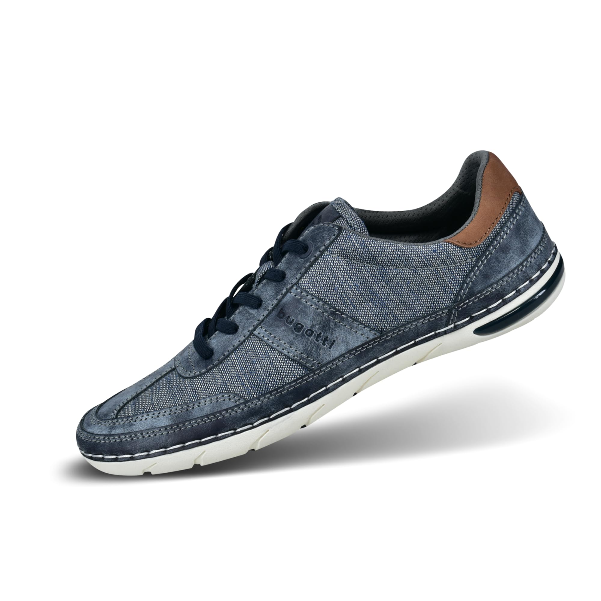 bugatti Men's Business Shoes, Men's Lace-Up, darkblue, 6.5 UK