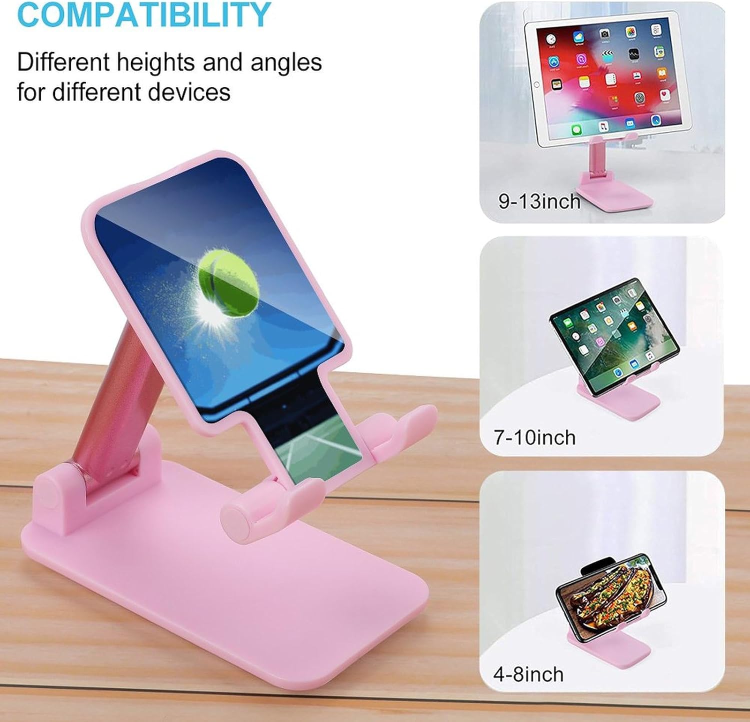 Tennis Ball in The Air Foldable Phone Holder, Available for All Smartphones image 3