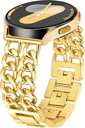 Correa de reloj Galaxy 7, 6, 5, 4, FE de 0.787 pulgadas, cadena vaquera para Samsung Galaxy Watch 4 5 6 7 Band 1.575 pulgadas 1.732 pulgadas, correa