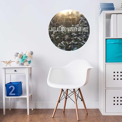 No todos los que Wander Are Lost Muro Decal- Wanderlust pared cita Decal by chromantics