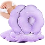 Breastfeeding Therapy Packs, 4-Pack Larger Dual-Sided Hot & Cold Breast Gel Ice Pads, Reusable Postpartum Essentials for Pain Relief, Mastitis, Engorgement, New Mom Items