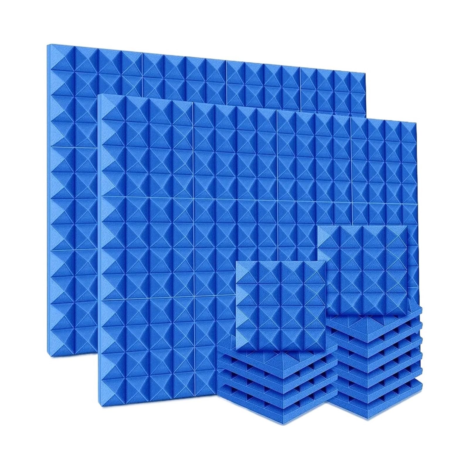 Pannelli Fonoassorbenti Pannelli in schiuma piramidale acustica da 24 pezzi