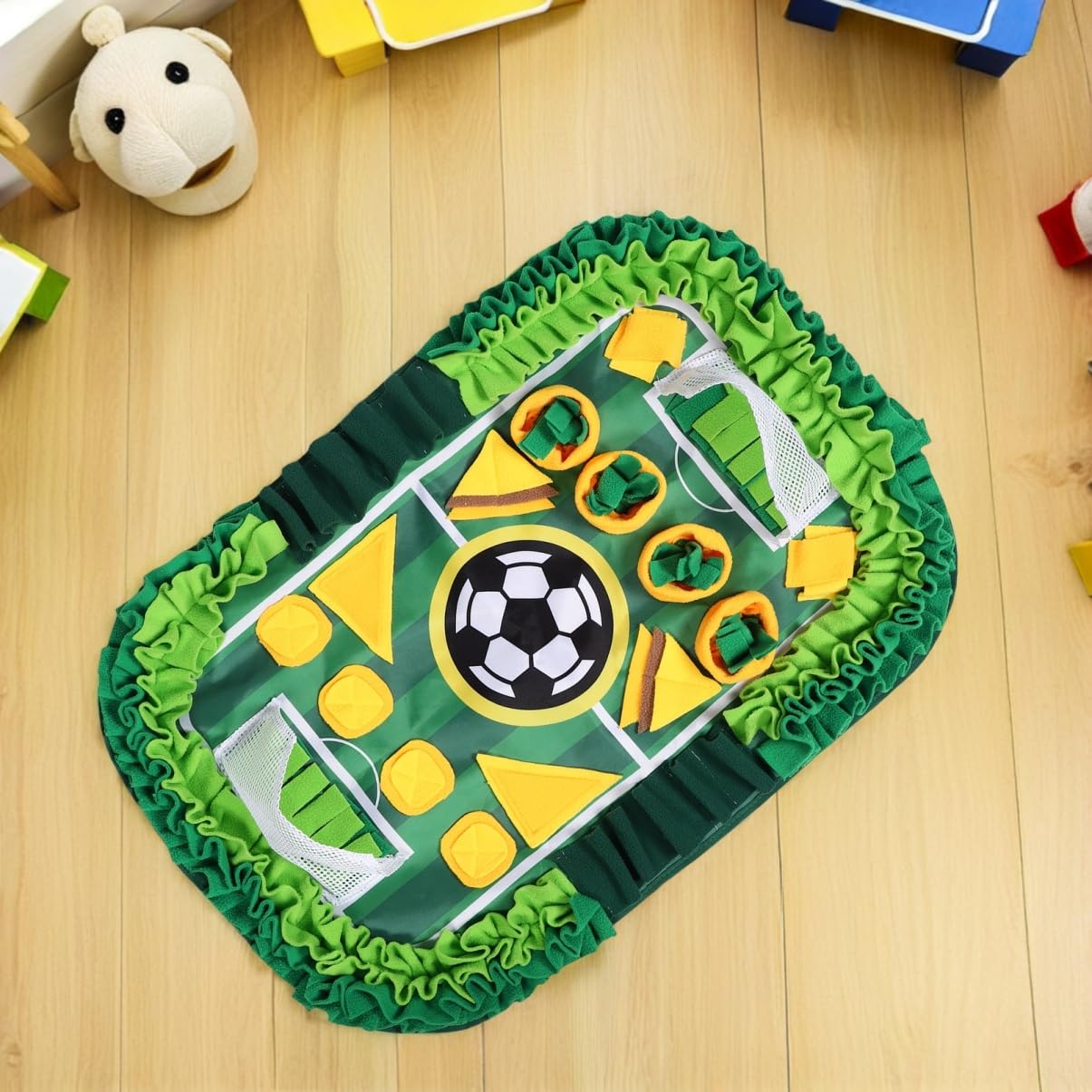 Kisangel Tappetino Olfattivo per Cani Tappetino Profumato per Animali Domestici Puzzle Interattivo per Alimentazione Lenta Gioco di Olfatto per Istinti Naturali Portatile per Viaggi