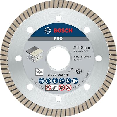 Bosch 1x Disque à tronçonnage diamant PRO Ceramic, alésage 22,23 mm