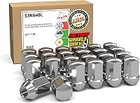 24pc M14x1.5 Chrome OEM Lug Nuts 1.77" 22mm Hex for Chevy Silverado 1500 GMC Sierra 1500 Cadillac Escalade GM 9596070