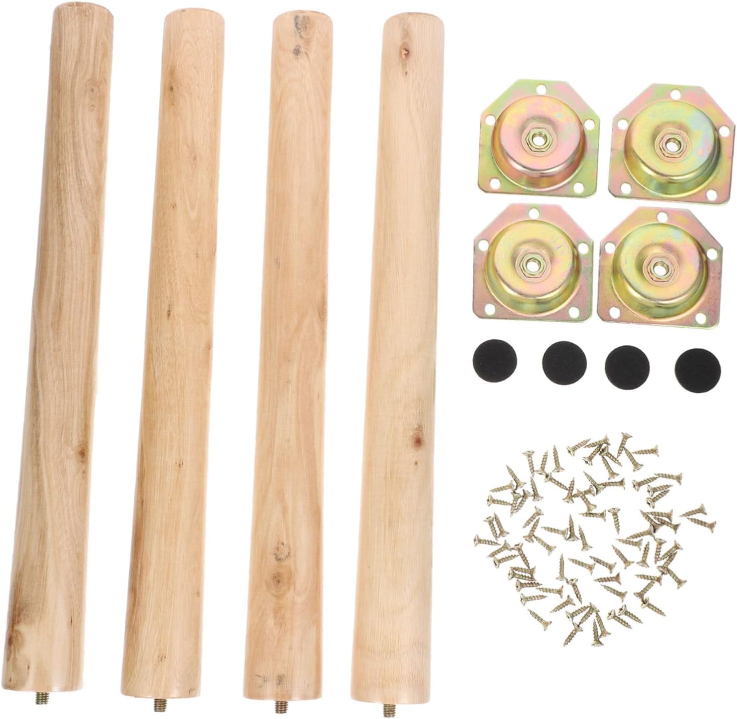 4sets Wood Furniture Legs Stylish Wooden Sofa Legs for Cabinet Tea Table and Sofa Replacement Durable and Elegant Design Easy to Install