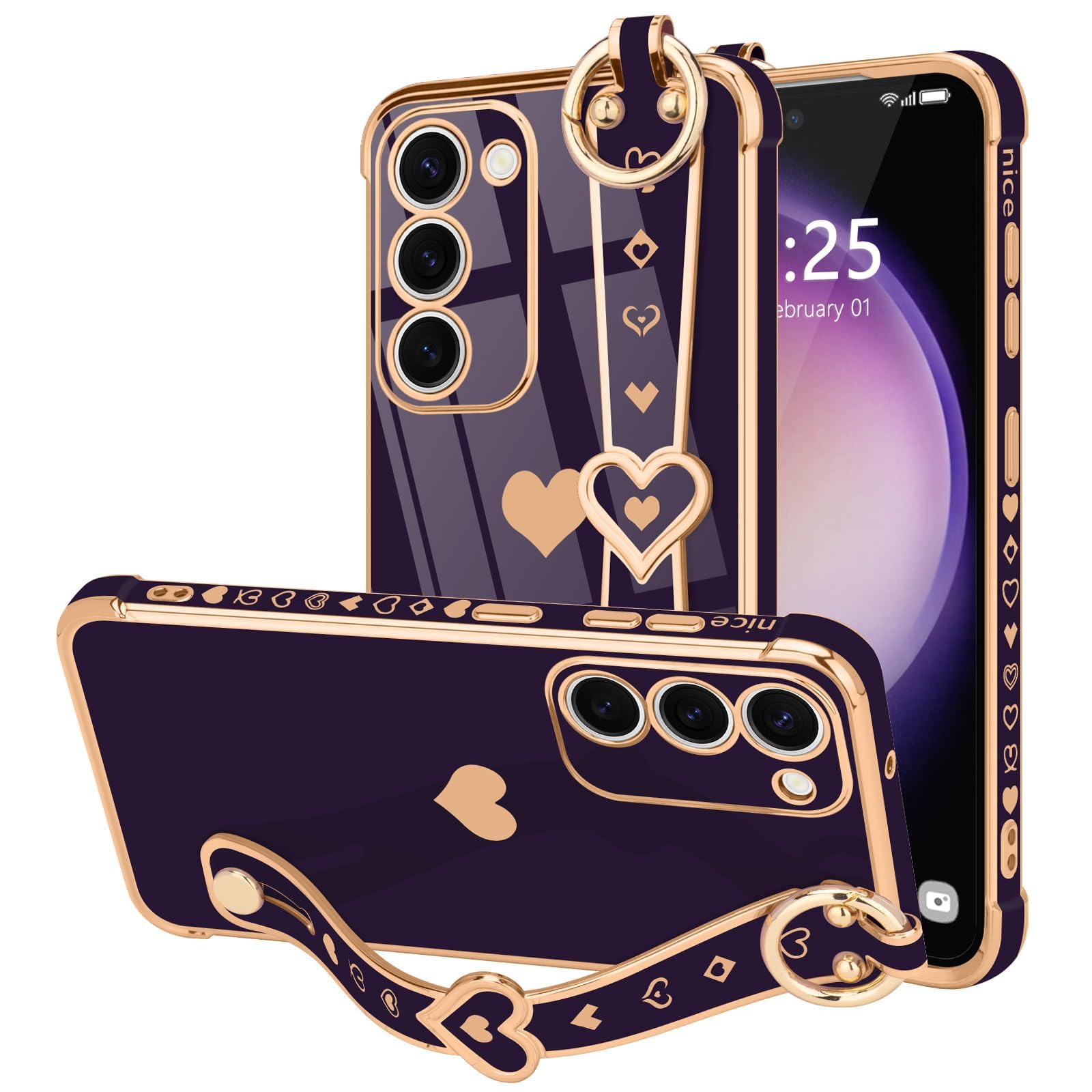 LLZ.COQUE Handyhülle für iPhone 17 Pro Max, Mädchen Curly We