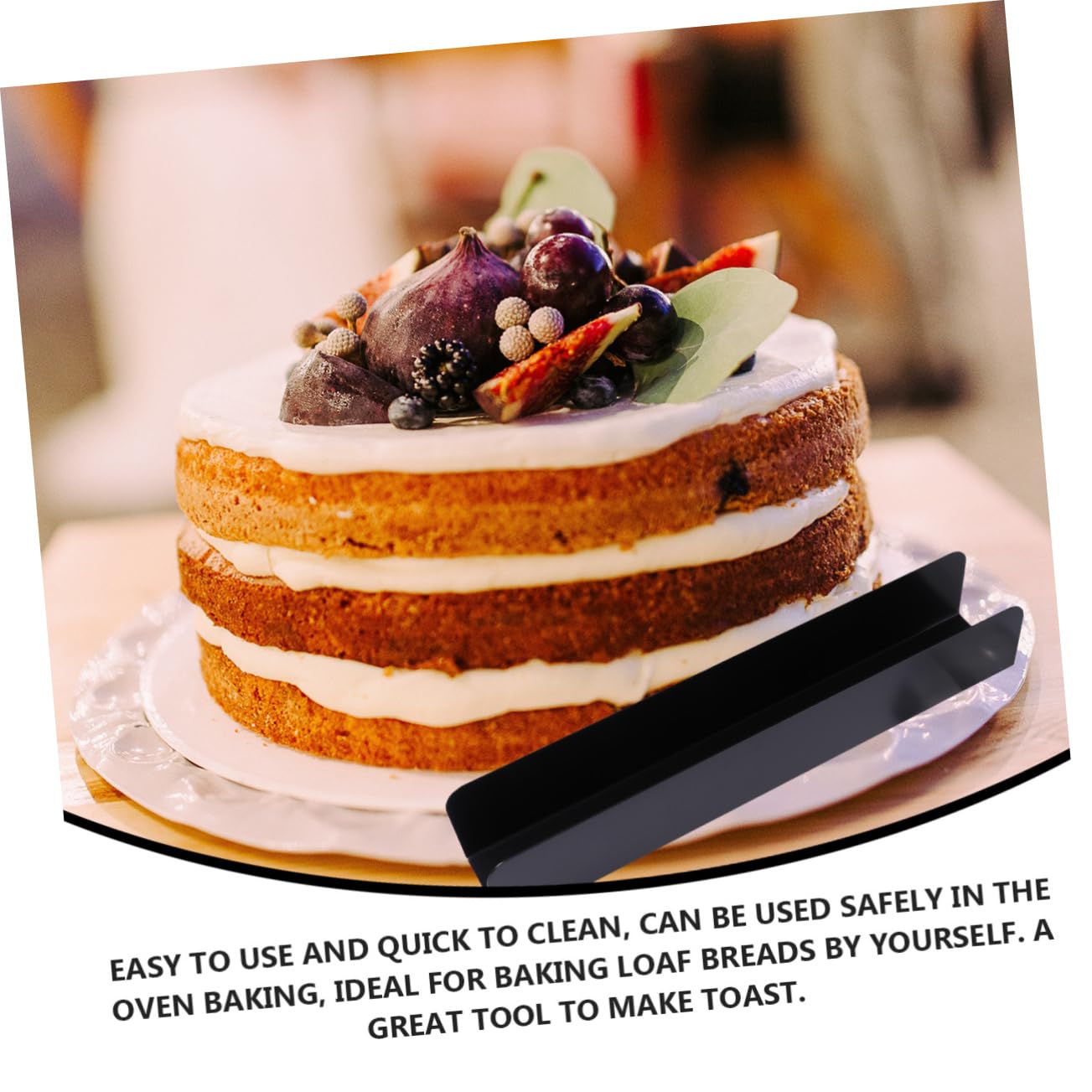 VINTORKY Bread Baking Tray Non Stick Shaped Bread Mold for Home Baking for Cakes Cheesecakes and Loaf Toast Kitchen Tool for Easy Release and Cleanup