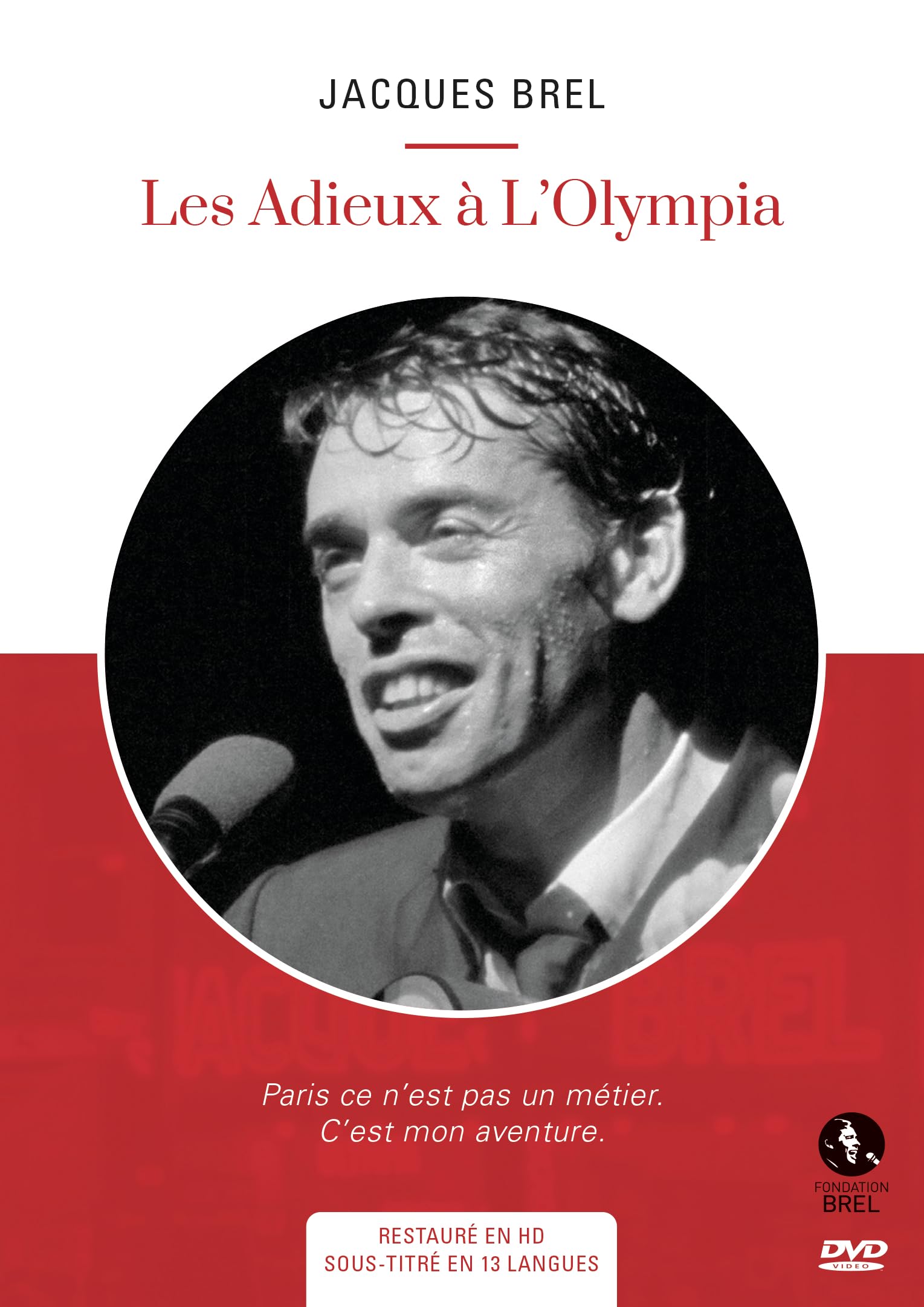 Les Adieux À l'Olympia DVD música francesa concierto en vivo importación europea