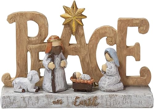 Moments Adornos navideños de resurrección cristiana de resurrección de resina decoración de Pascua para el hogar estatuas de elefante de jardín