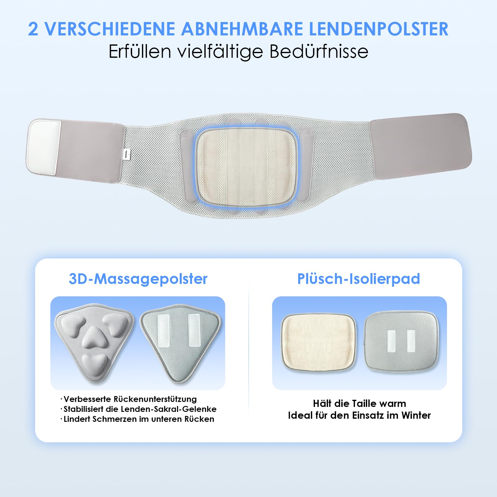 babaka Rückenstützgürtel Rückenbandage für Herren und Damen und mit 4 Metallstangen 2 flexiblen Federstangen Atmungsaktive Verstellbar Rückengurt für Arbeit und Sports
