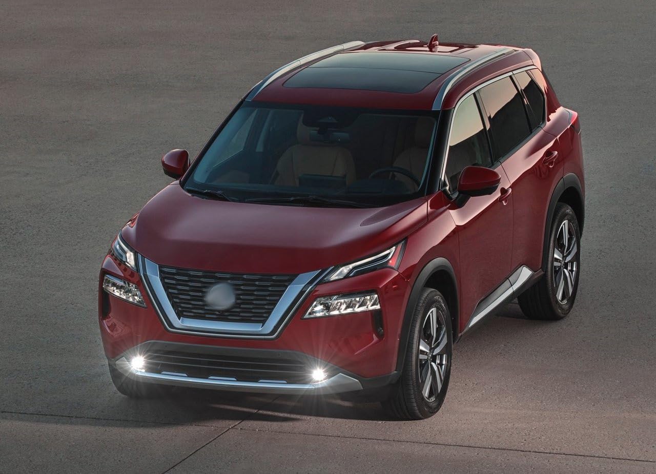 White LED Halo Fog Lights Driving Lamps For with 2021-2025 Nissan Rogue T33