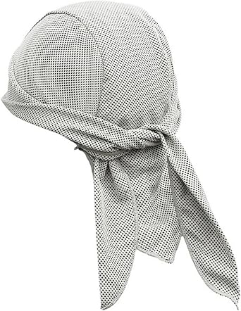 Sweat Wicking Durags Cooling Doo Rags Breathable Helmet Liner Cycling Caps for Men and Women