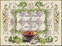 Vista 1 de Mural de azulejos de cerámica - Risas y ajo - de Rosiland Solomon