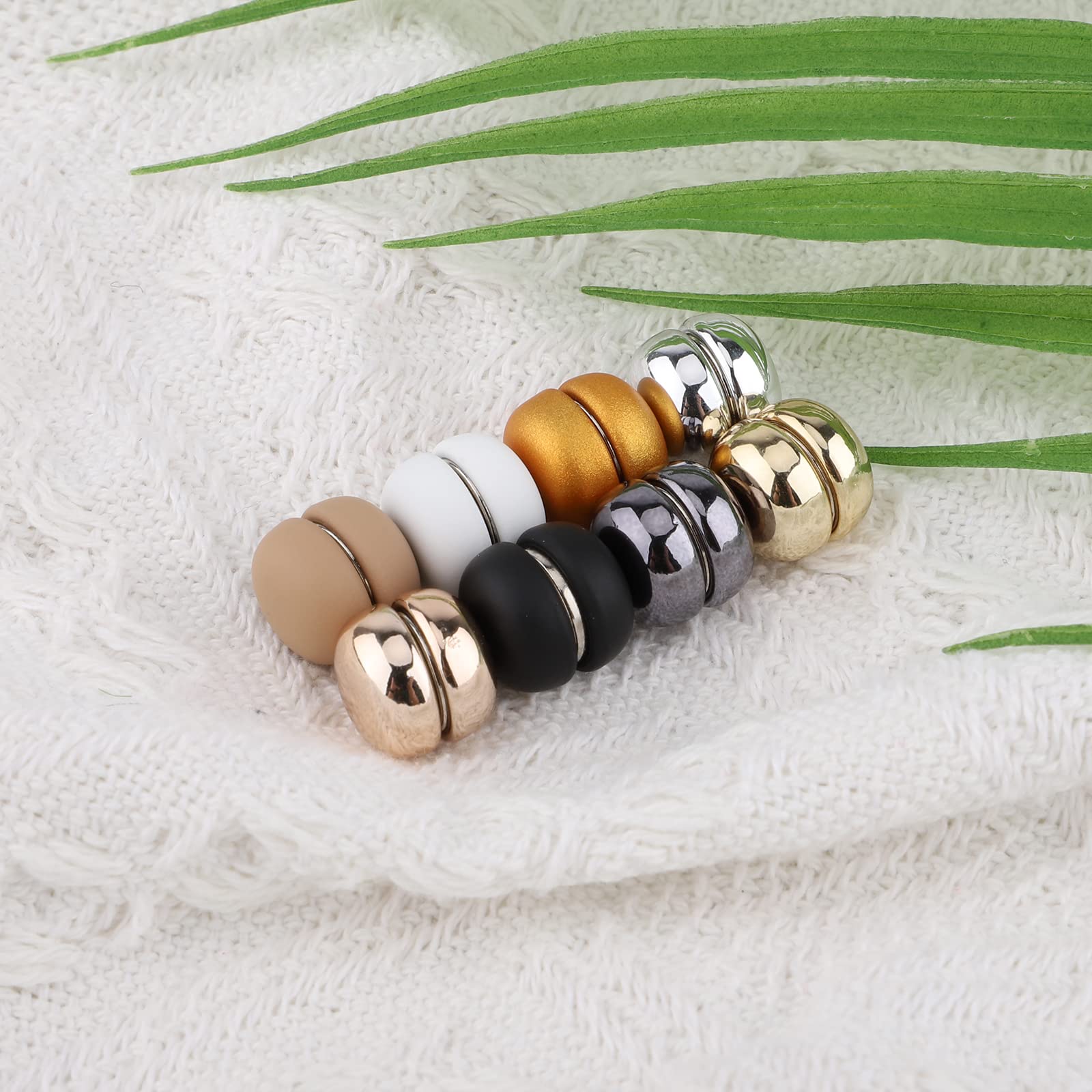 8 épingles Hijab Magnétiques - Sans Aiguille, Fixation Par Aimants Forts - Pour Foulards, écharpes, Vêtements - Multicolores, Discrètes Et Pratiques