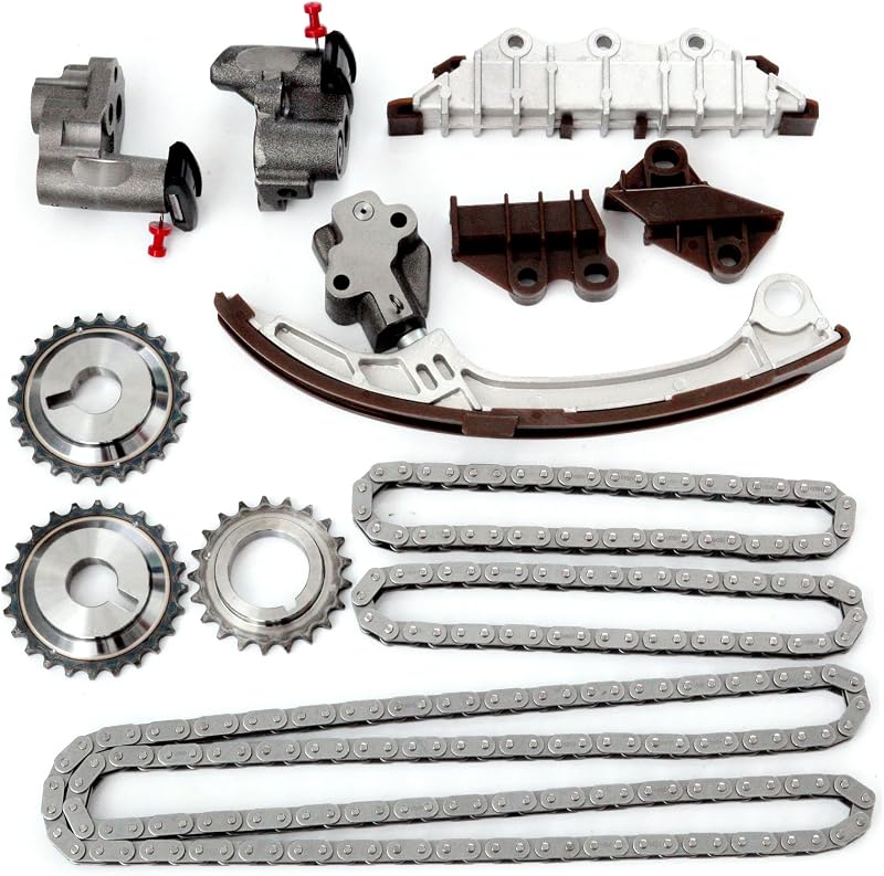 Kit de corrente de distribuição OCPTY 3.5L V6 DOHC 3-4207SA para INFINITI QX4 e Nissan Pathfinder – Conjunto