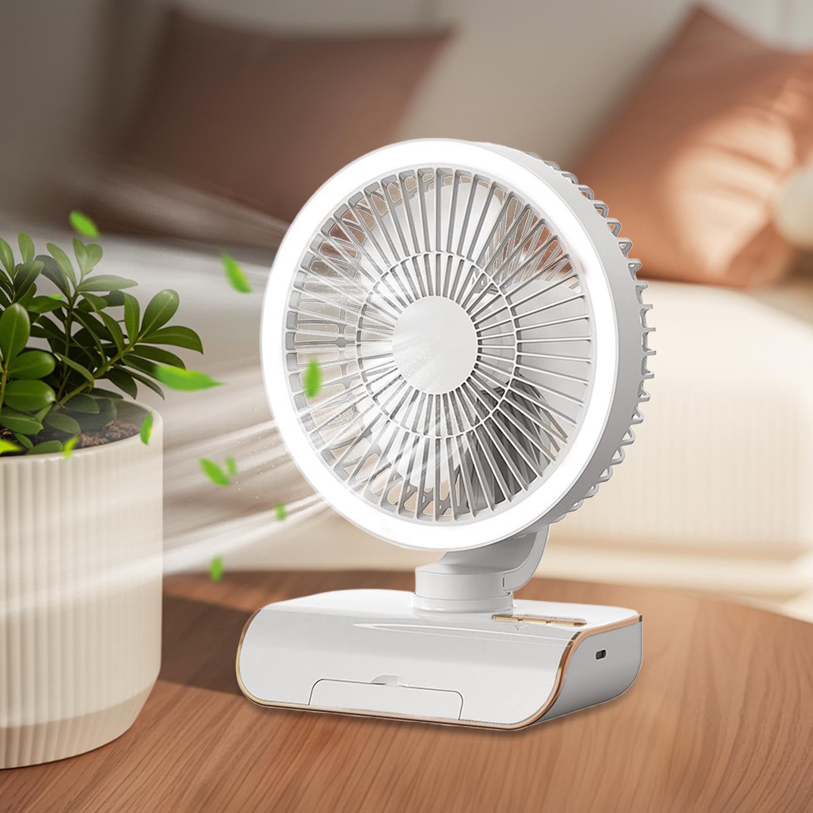 Ventilatore silenzioso da parete, con telecomando, oscillante a sinistra e a destra, indispensabile per la stagione calda, per camera da , comodino, mensola, soggiorno