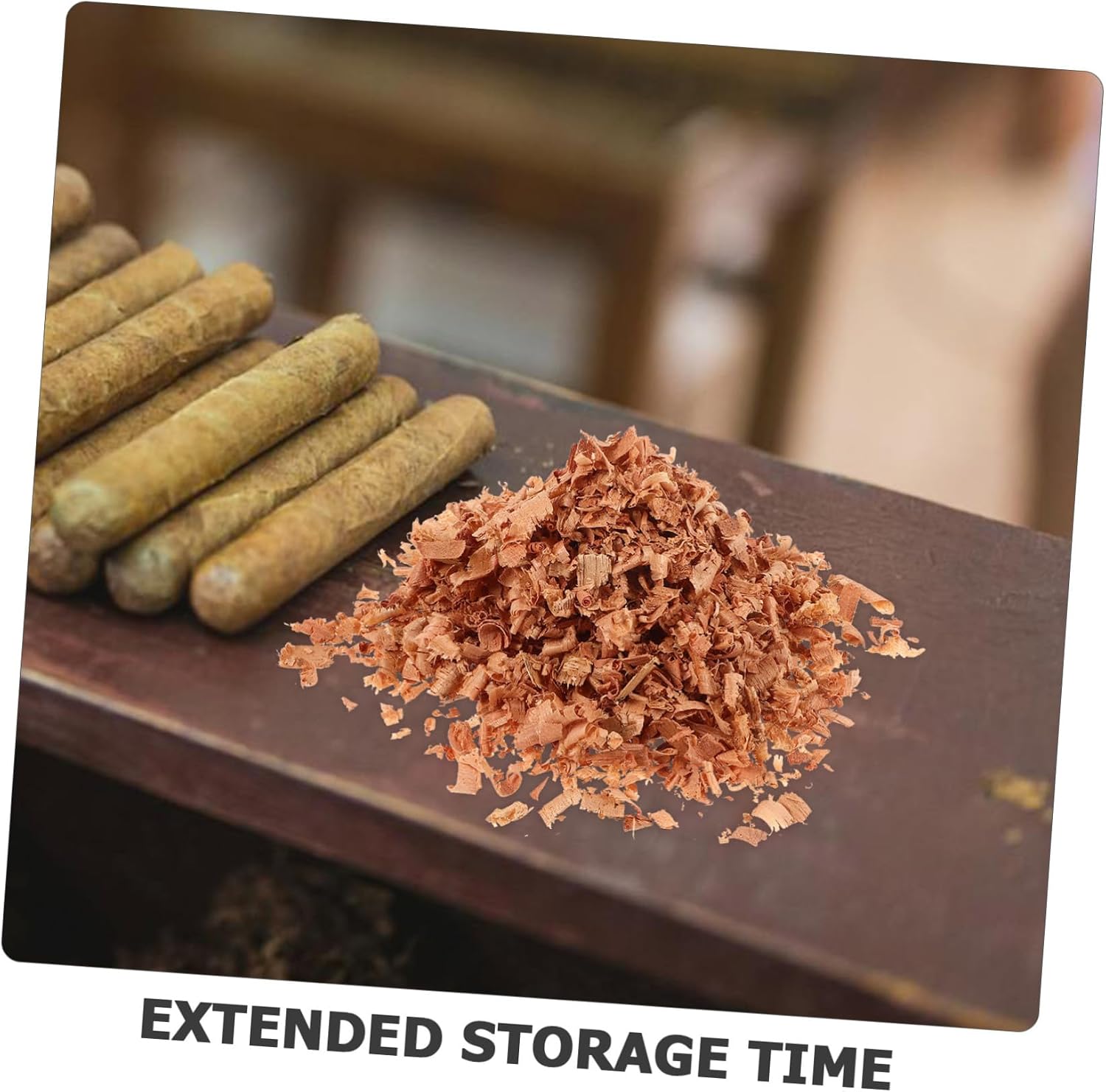 SHERCHPRY Cedar Chips for Closets and Cigar Humidors Natural Cedar Shavings for Drawer Freshening Odor Removal Moth Protection 6.10 X 3.93 X 1.77 in 1 Bag