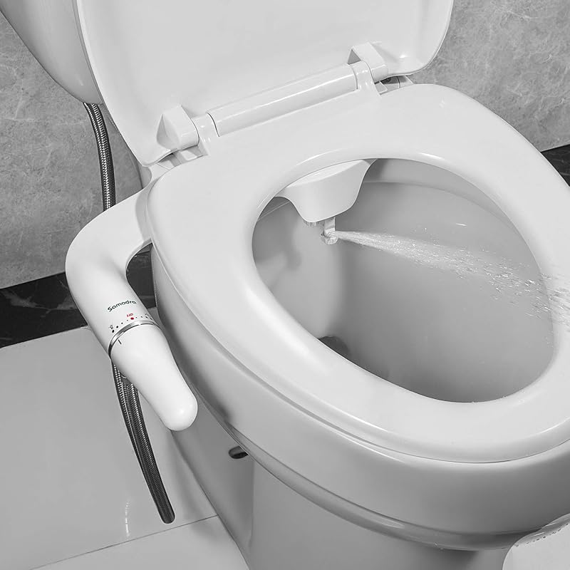 SAMODRA Bidet Attachment Duális Vízsugaras Wc Ülőke Csatlakozó Papírmegtakarítás