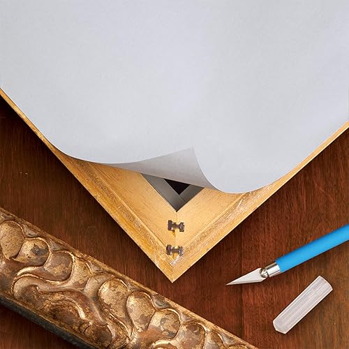 Miniatura 3 de Lineco 20'' x 72'' Acid Free Light Gray Frame Backing Paper. Durable, Cut to Size, Recycable Paper. Use for Framing, Projects, Art, Crafts,