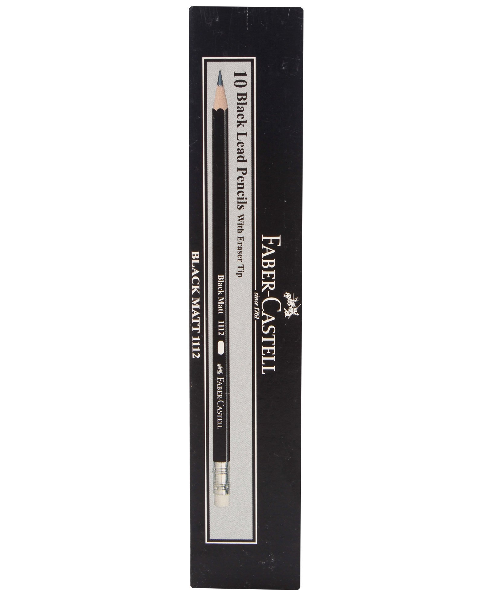 Faber Castell Black Matt 1112 2B Pencil - Pack of 10