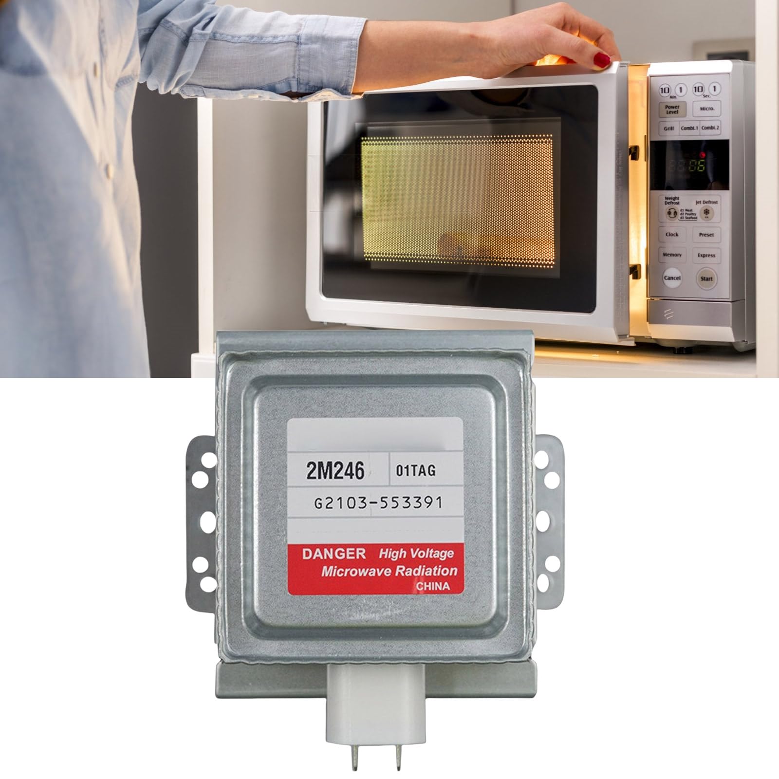 Amazon.co.jp: 交換マグネトロン電子レンジチューブ 2M246-01TAG 電子