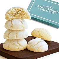 Vista 1 de ANDY ANAND CHOCOLATIER Galletas amaretti de almendras sin gluten de Italia – Más de 8 sabores gourmet, chocolate, melocotón y naranja, caja