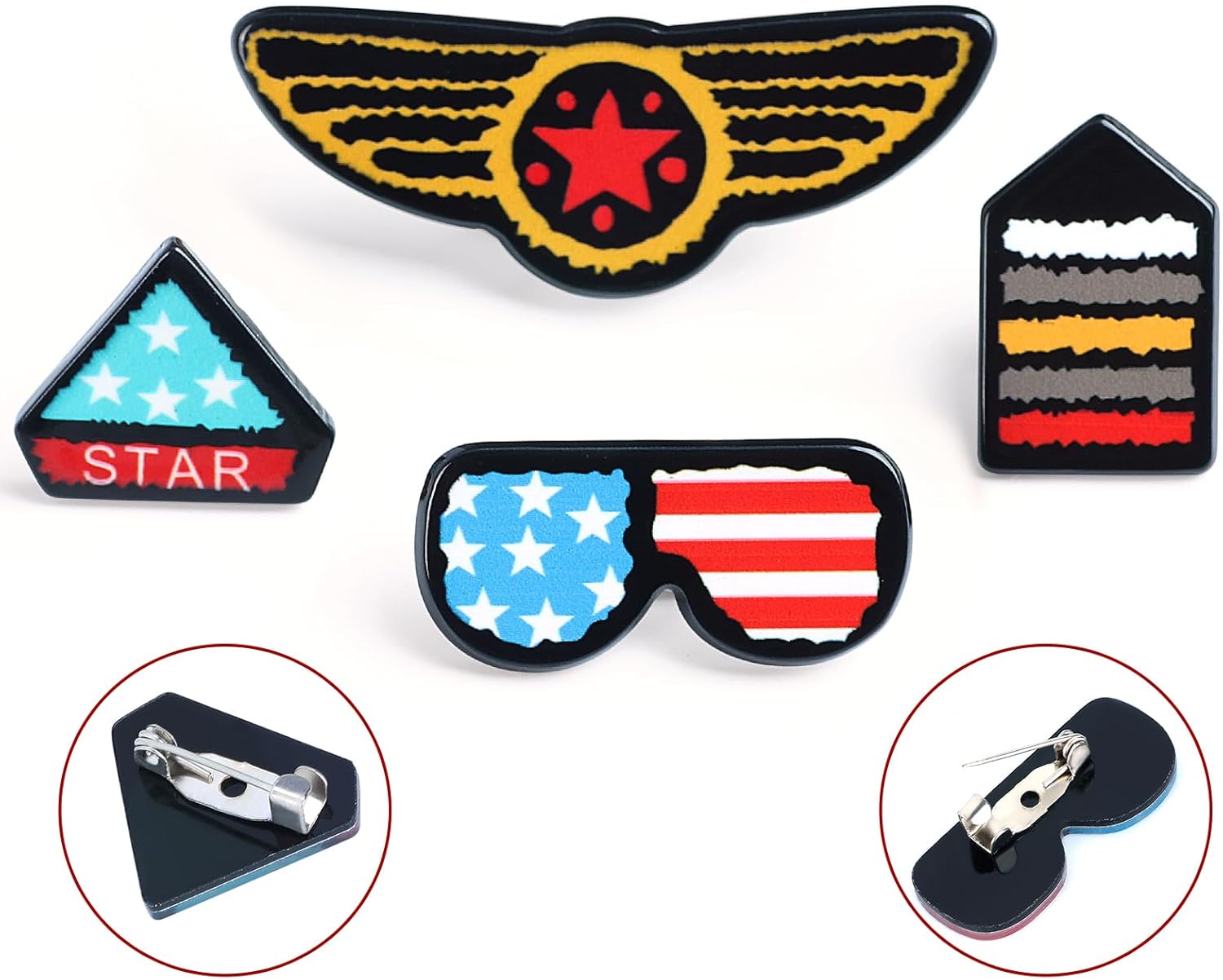 Kids Aviator Costume Accessories Pilot Aviator Hat With Goggles For Halloween Career Day Birthday Cosplay Costume - Image 4