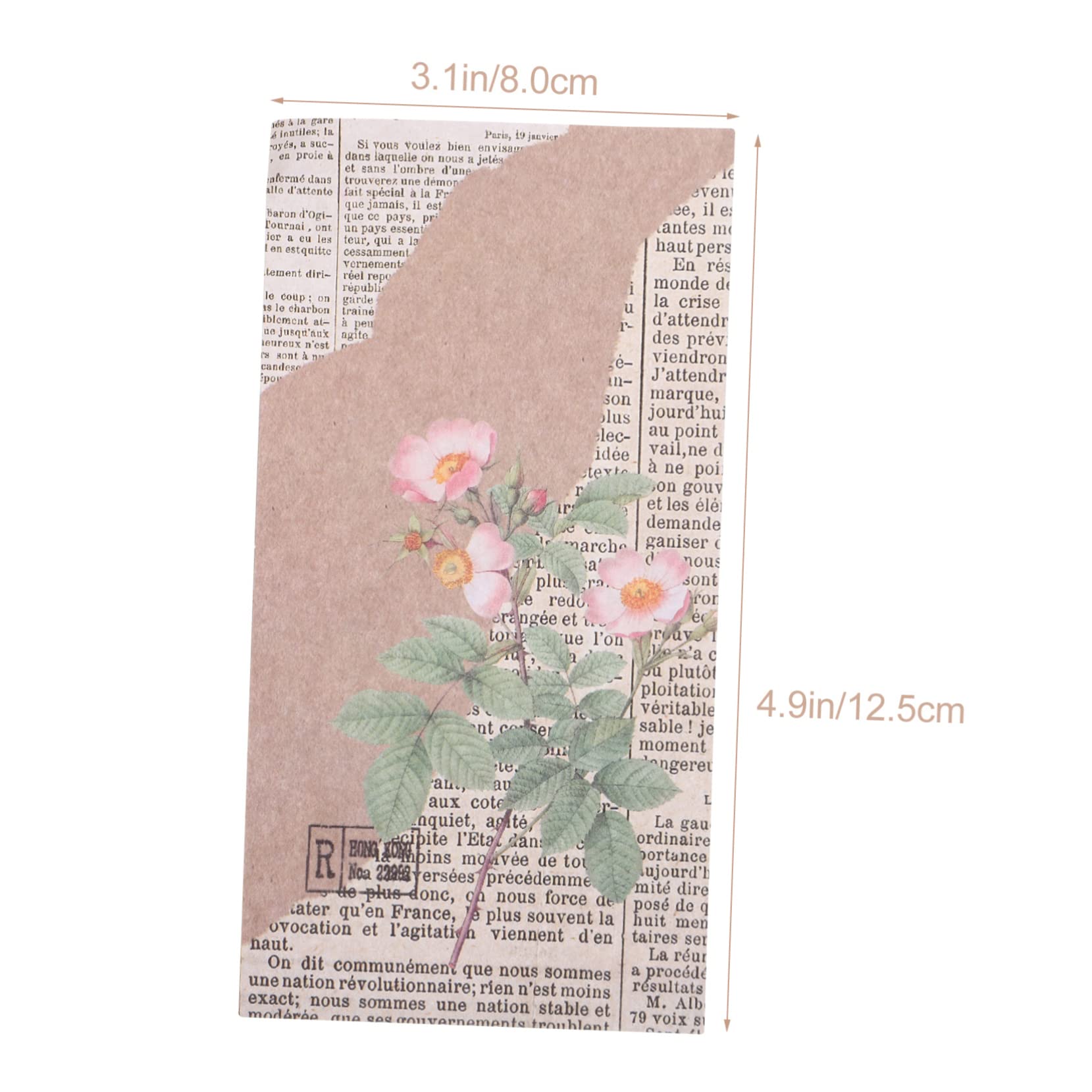 NUOBESTY 5sätze Bastelmaterial Selbstklebende Pflanzen Und Blumenaufkleber Für Handkonten Scrapbooking Und Kreative Dekorationen Für Karten Und Persönliche