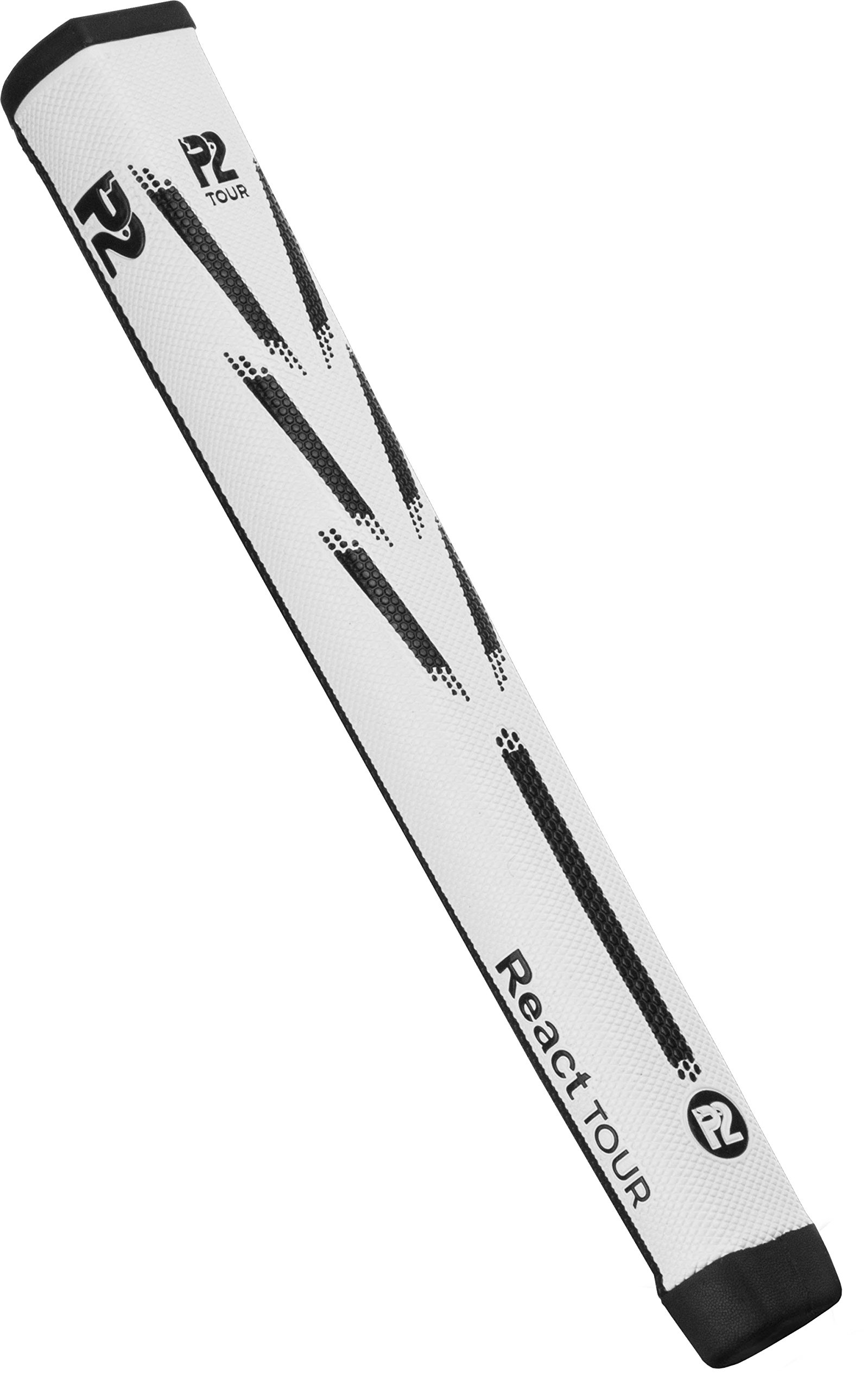 P2  White React Tour Tour Grip in Size Midsize, Sports Direct