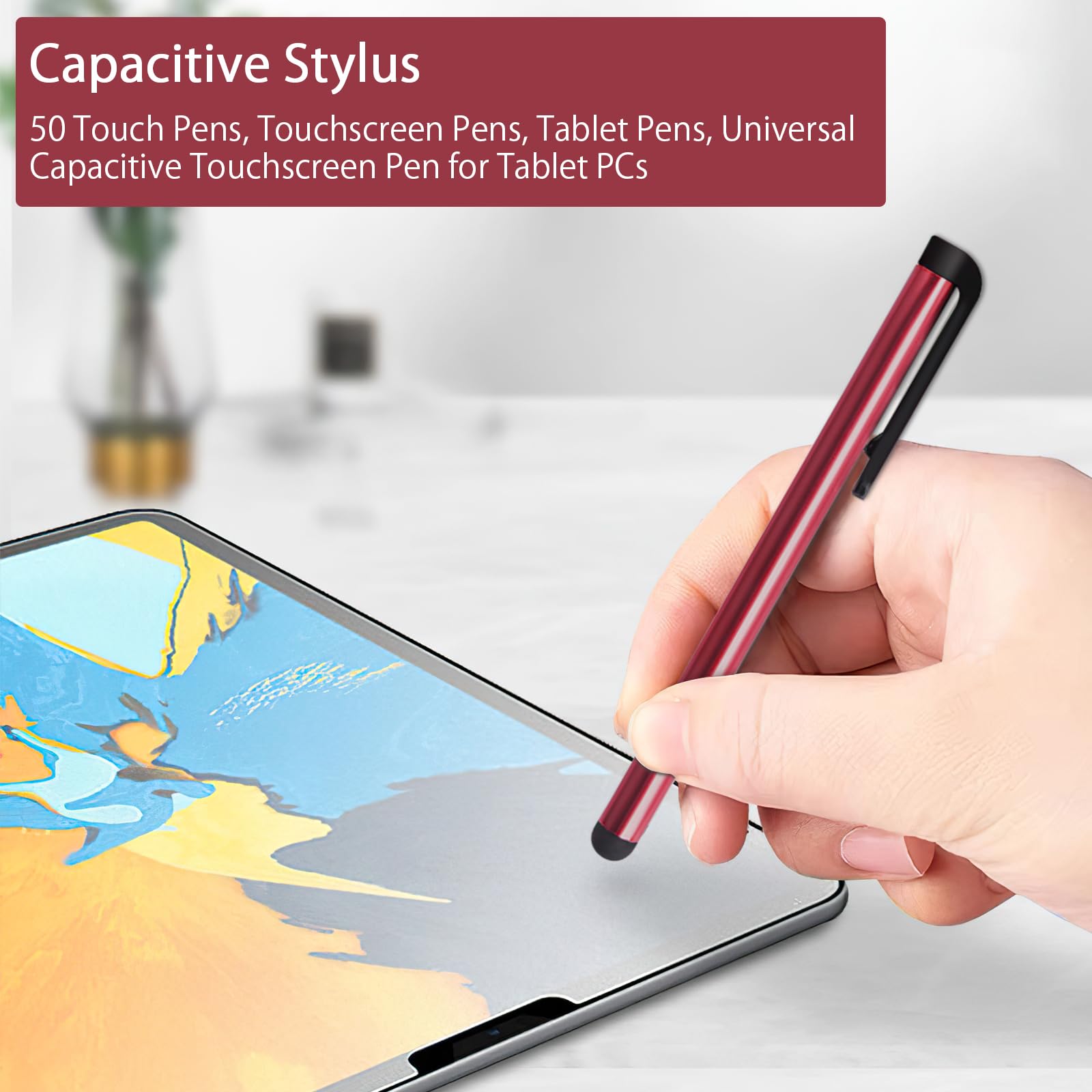 HENGBIRD 50 Stück Tablet Stifte - Kapazitive Stylus Pens Für Touchscreens