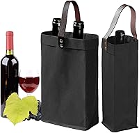 Vista 1 de 2 bolsas de vino reutilizables para botellas de vino, regalos para cumpleaños, bodas, fiestas de picnic, Navidad