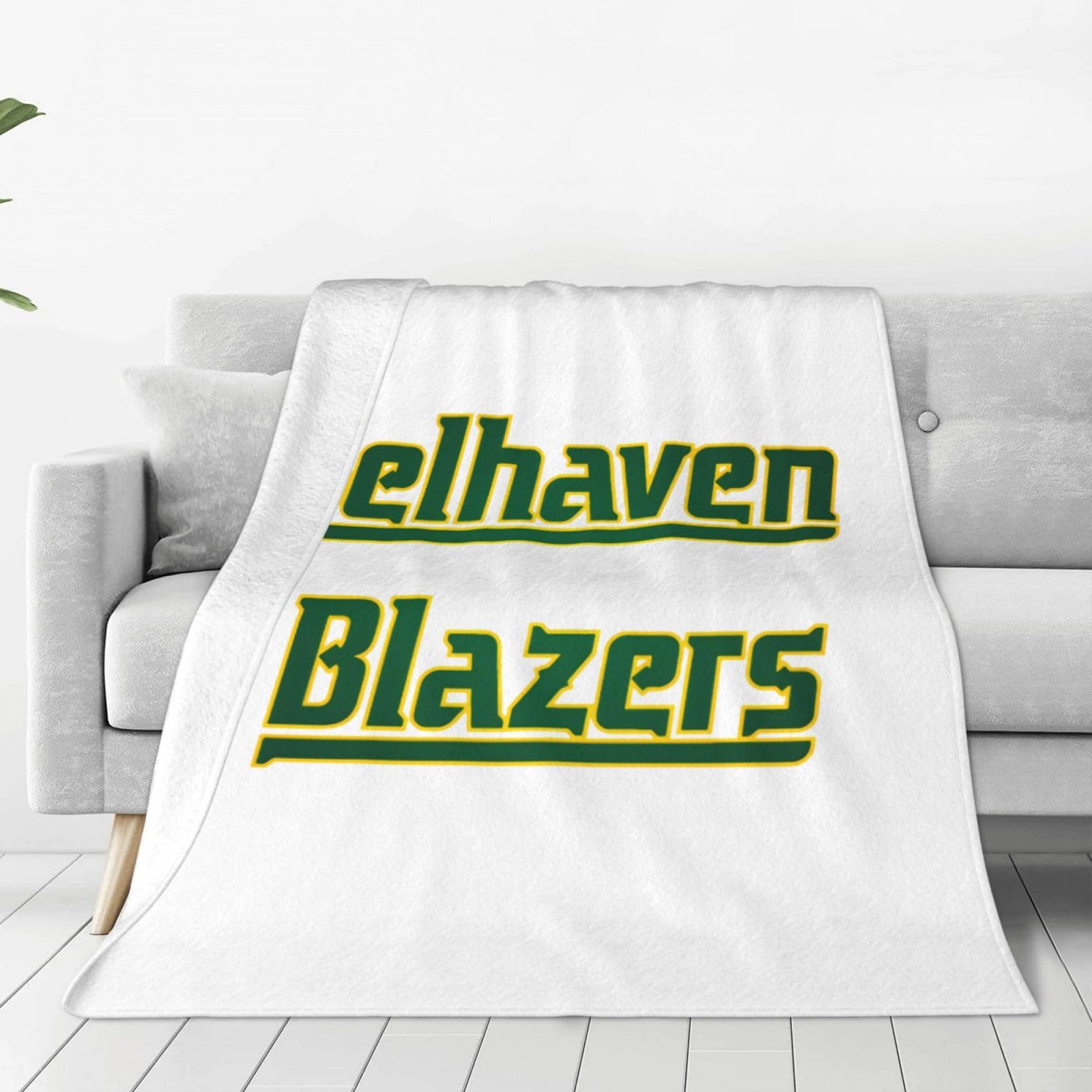 XRPUONG University of Belhaven Blazers Fleece Blanket, Very Soft Microfiber Flannel Blanket for Couch Warm and Cozy for All Seasons