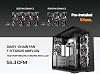 KEDIERS PC Case - Pre-Installed 5 Fans ATX Mid Tower Gaming Case Computer Case with Opening Tempered Glass Side Panel Black G500