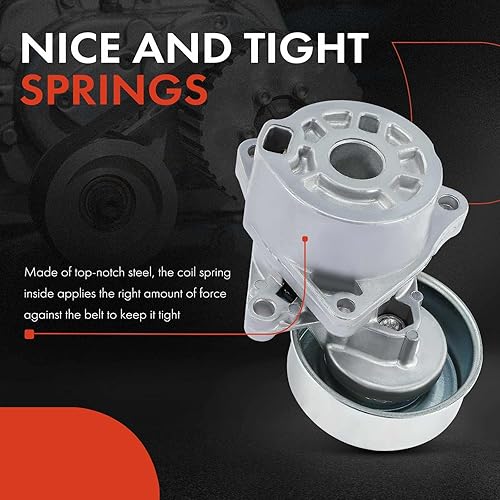 Miniatura 5 de A-Premium Conjunto tensor de correa con polea compatible con Nissan Altima 2002-2013, Sentra 2002-2012, X-Trail 2003-2006, Rogue 2008-2014, Rogue