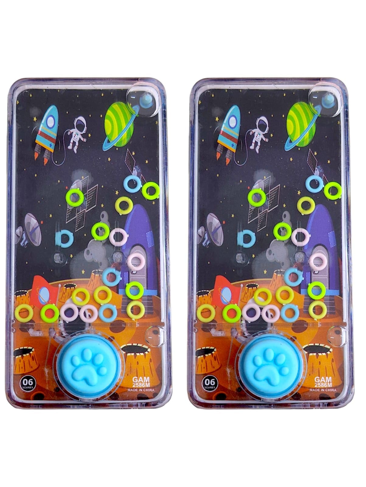 TERA 13 Water Game for Boys Space Theme Ring Toss Water Game for Kids Water Bubble Ring Toss Anxiety Toys Aqua Toys Travel Family Games Ideal Gift for Kids Boys and Girls Kids (2 pcs)-image-16