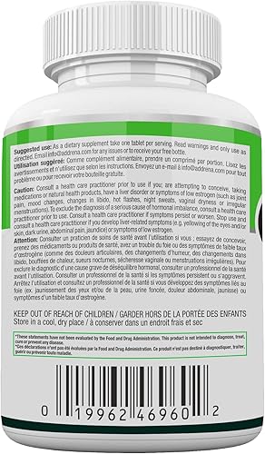 Miniatura 9 de Estrohalt - Paquete de 2 120 píldoras, el mejor suplemento DIM bloqueador de estrógeno (diindolilmetano) e indol-3-carbinol (I3C) para mujeres y