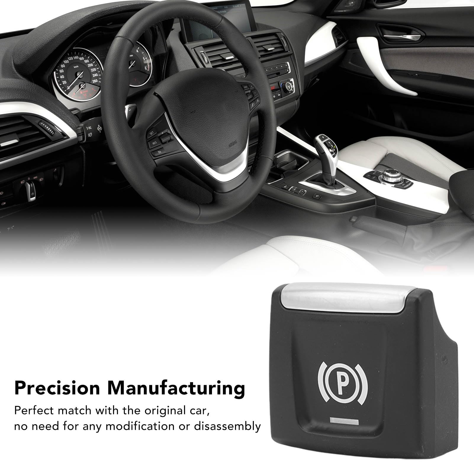 Interruttore di Stazionamento del Freno a Mano per Serie 1 F20 F21 per Serie 2 F22 F23 F45 F46 F44 Pulsante Freno a Mano per Auto Interruttore Elettrico Sostituzione
