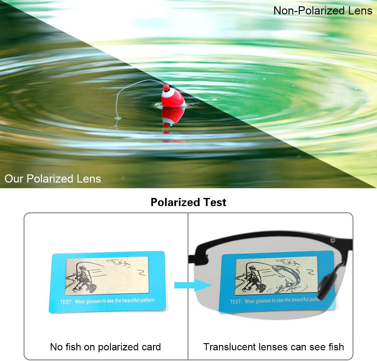 YIMI Polarized Photochromic Sunglasses for Men Women Outdoor Sports Driving Anti Glare UV400 Protection z87 Safety Glasses - Image 4