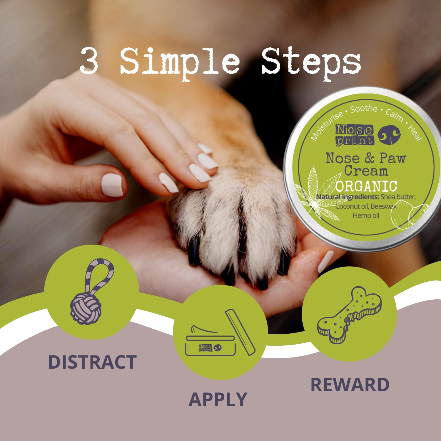 Paw Balm Dog With Dry Paws Paw Pad For Protection Balm For Dogs