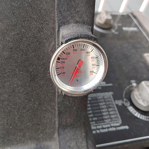 Miniatura 6 de Termómetro de parrilla 9815 para Weber Genesis serie 1000-5500, Genesis Silver AC, oro BC, repuesto de medidor de temperatura de acero inoxidable