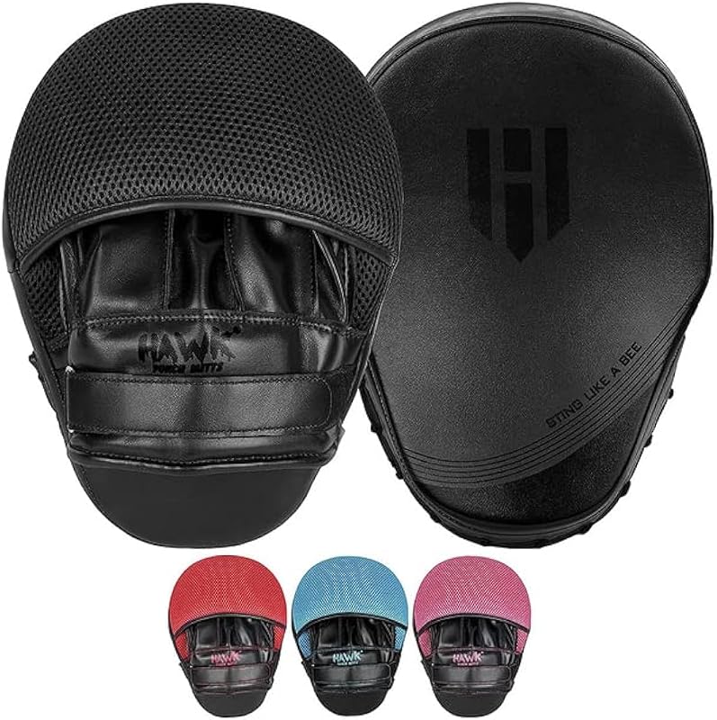 Hawk Sports Punching Mitts for Men, Women, and Kids, Leather Focus Mitts for Martial Arts and Boxing Training