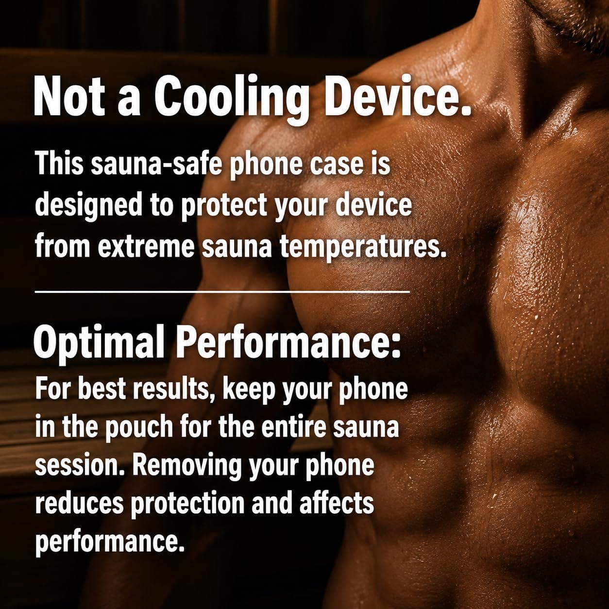 BOUNDLESS | The ORIGINAL Sauna Phone Case | Essential Sauna Accessory for Heat Protection. Heat-Proof, Water-Resistant, Thermal Phone Case for Sauna, Steam Room & Sun. Prevents Overheating. image 5