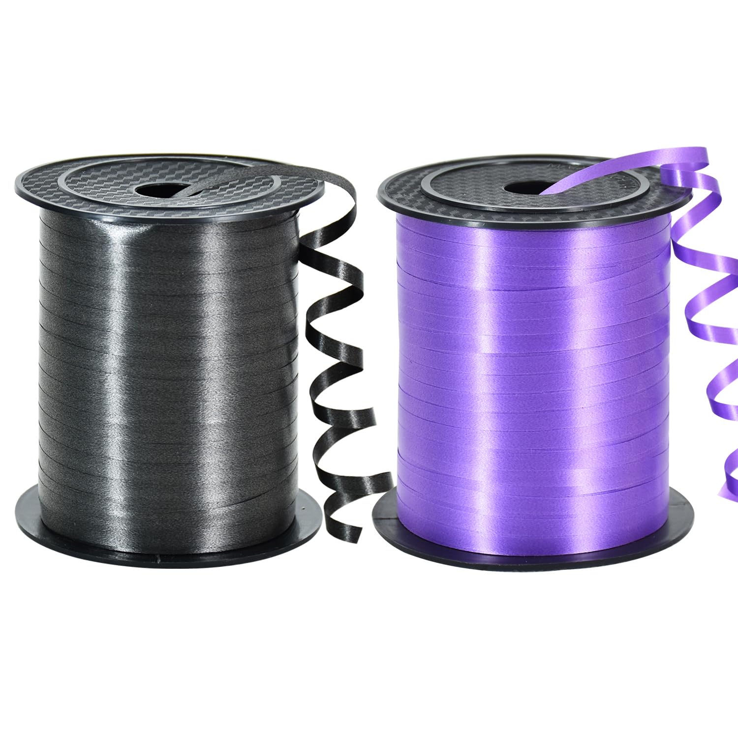 TONIFUL 500 Yards Curling Ribbon-Balloon Ribbon-Balloon String for Art&Craft Decor,Gift Wrapping,Ribbons and Bows for Christmas New Year Birthday Gifts Graduation Supplies (Black and Red)