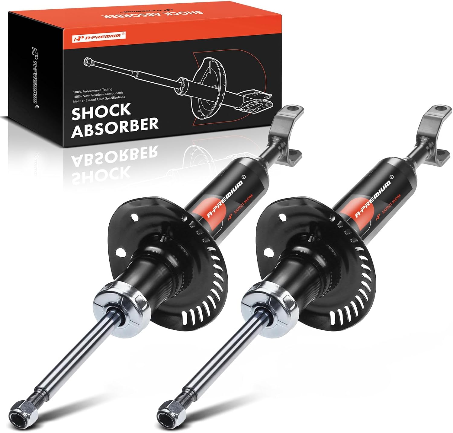 A-Premium 2Pcs Shock Absorber Strut Assembly Compatible with Volkswagen Passat 1998-2000 & Audi A4 Quattro 1996-2001, A4 1996-2000, Front Left and Right Side